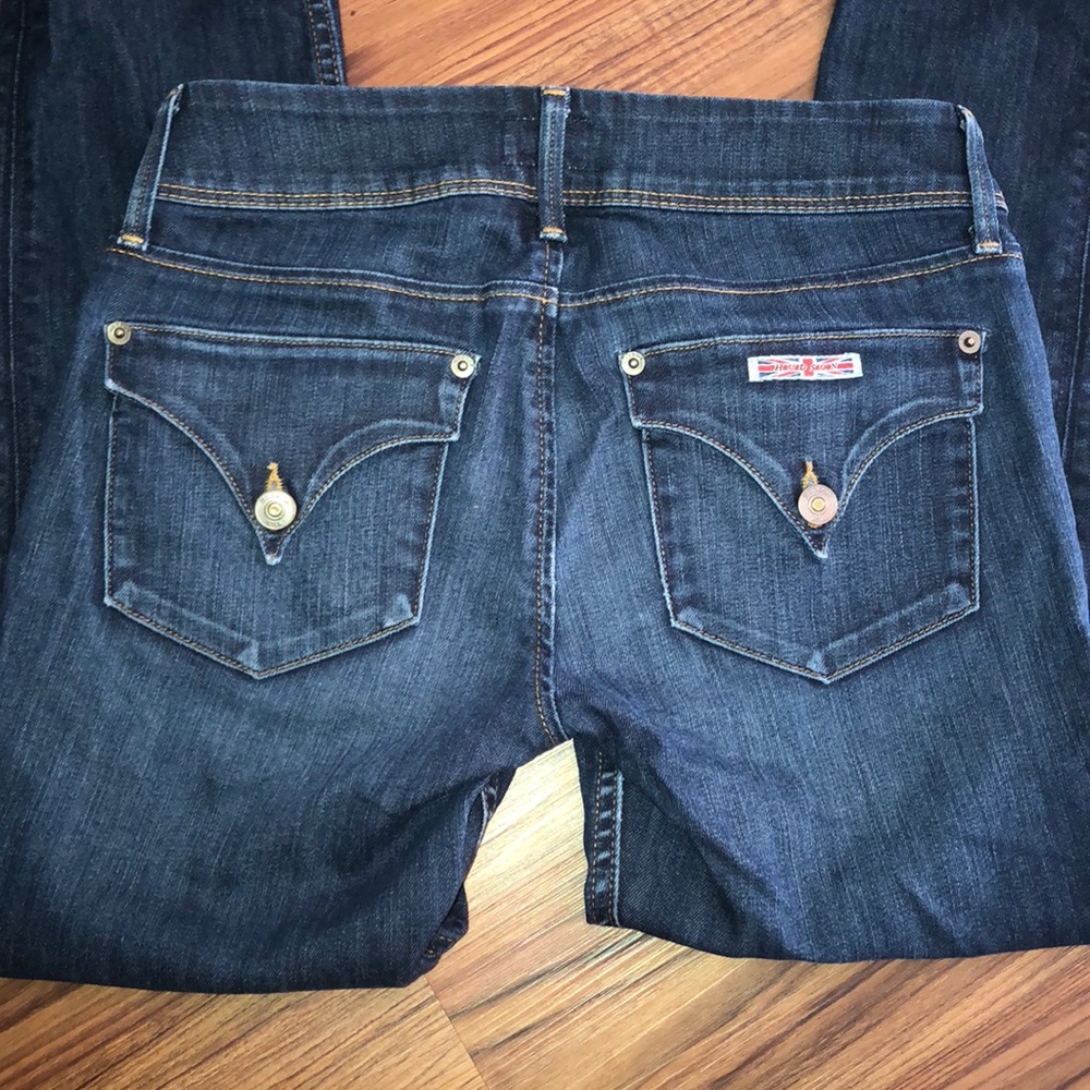 Hudson Colin flap dark skinny jeans 27